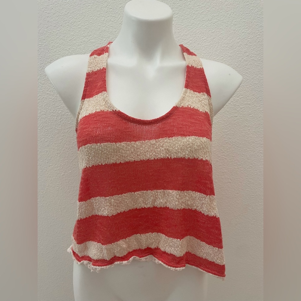 Knitted striped top
